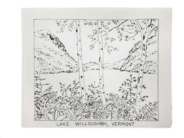 Printed Cards for Sale at the Westmore Community Church in Westmore, VT